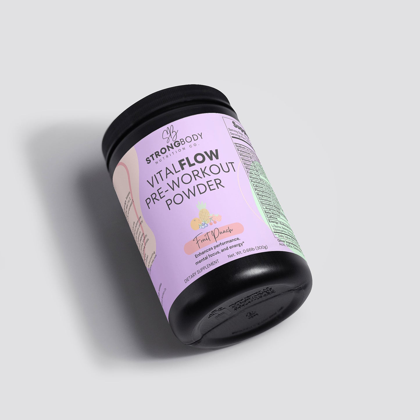 VitalFlow Pre-Workout Powder (Fruit Punch)