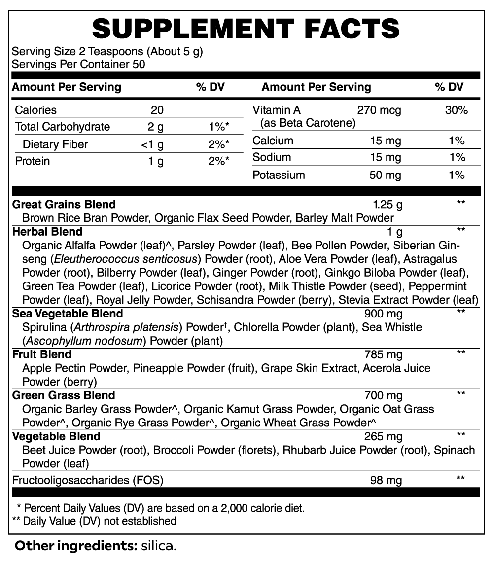 Vitality Greens | Ultra Cleanse Greens De-Bloat & Restore