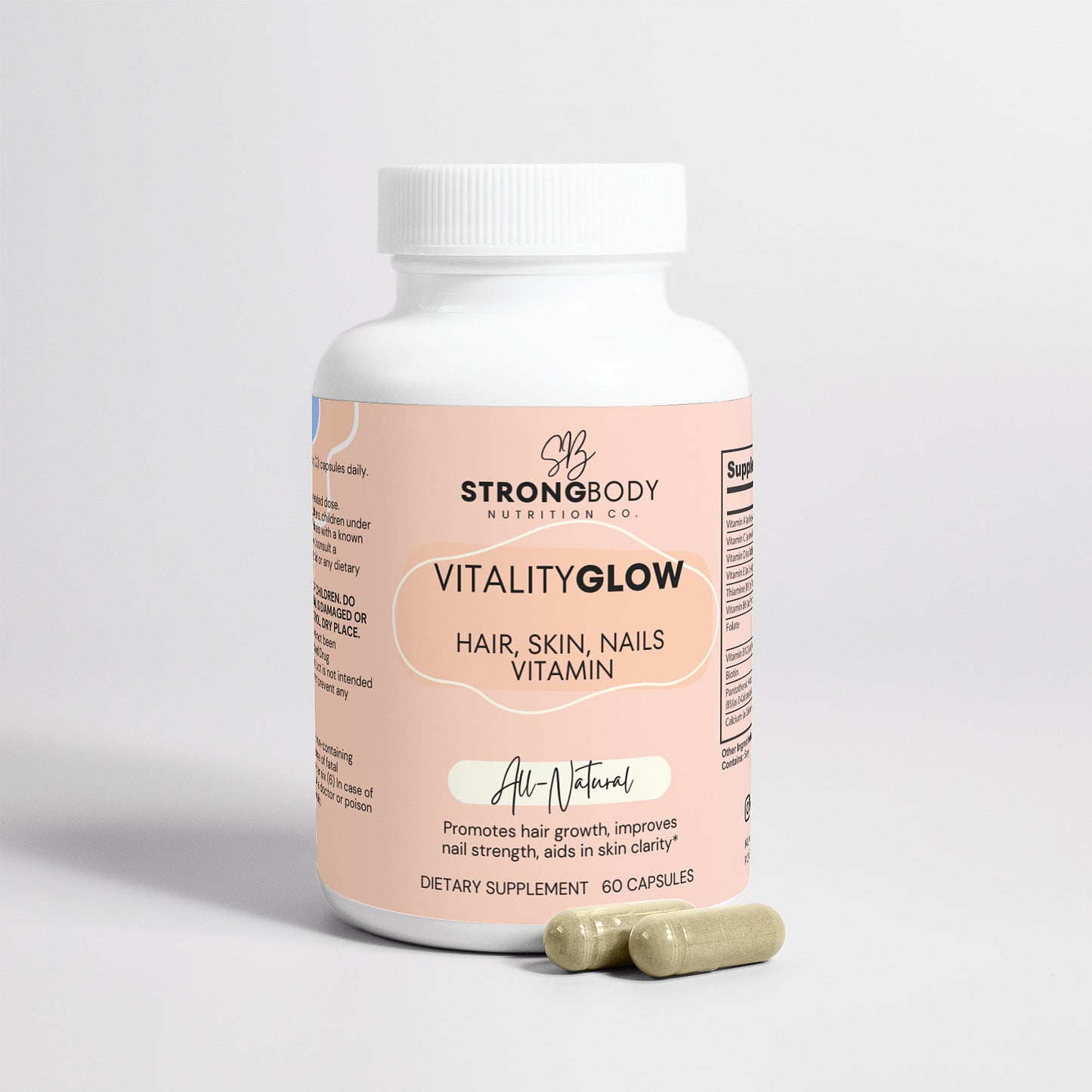 VitalityGlow Hair, Skin and Nails Supplement